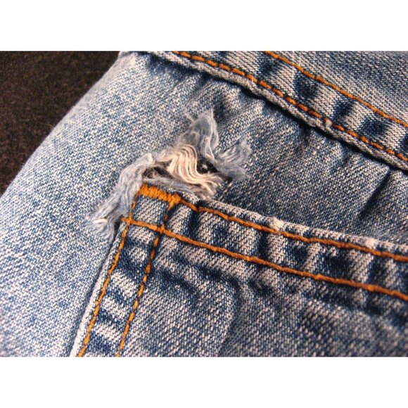 Lucky Brand Women's Blue Jeans tag 10/30 LOW RISE EASY FIT FLARE - Picture 7 of 10